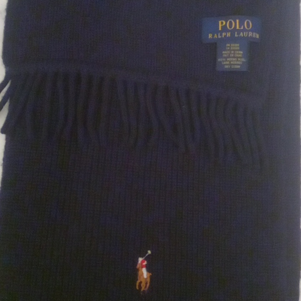 Ralph Lauren Dark Blue Scarf